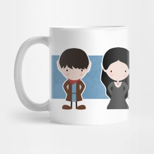 Merlin, Morgana, Arthur, Guinevere, Chibi Merlin Mug